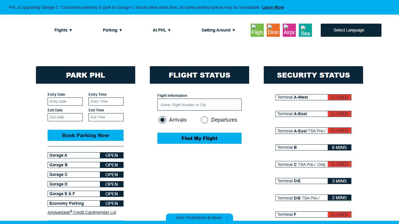 PHL Philadelphia International Airport | PHL.org